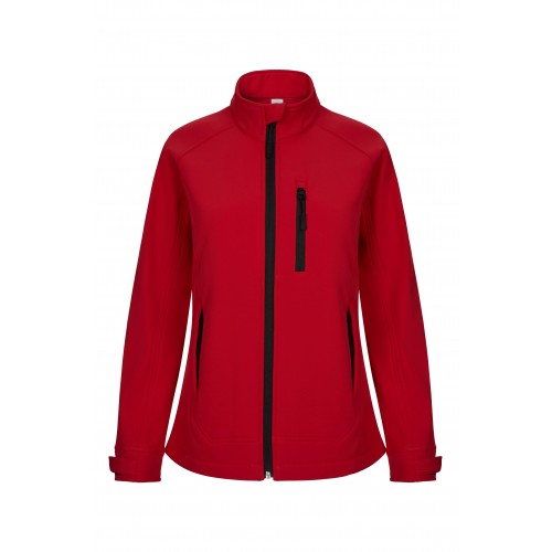 206005W.SOFT SHELL MUJER ROJO XL