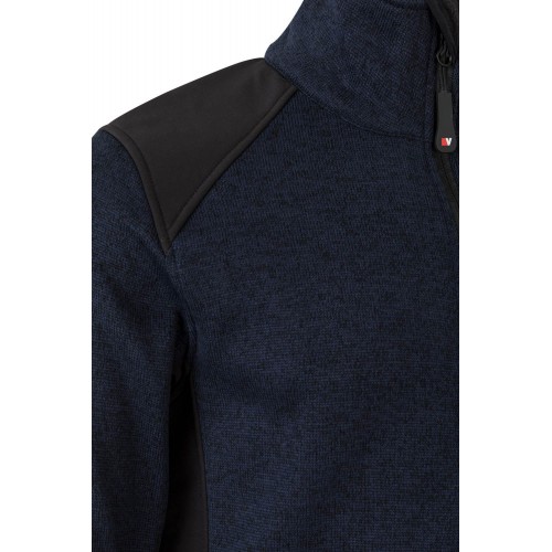 206008.CHAQUETA PUNTO AFELPADO AZUL NAVY/NEGRO 2XL