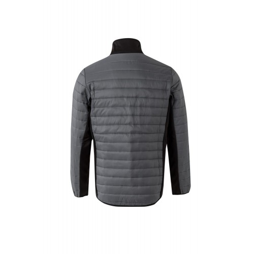 206009.CHAQUETA ACOLCHADA LIGERA GRIS/NEGRO 2XL