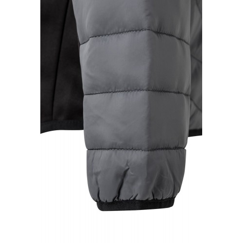 206009.CHAQUETA ACOLCHADA LIGERA GRIS/NEGRO 2XL