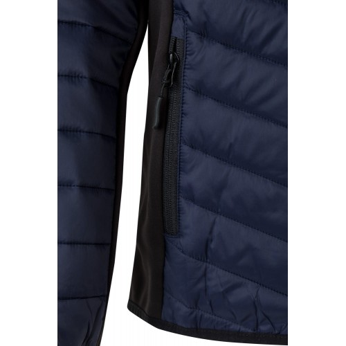 206009.CHAQUETA ACOLCHADA LIGERA AZUL NAVY/NEGRO 2XL