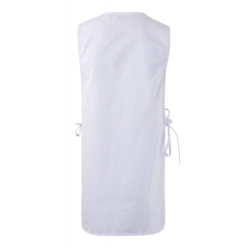 254201.DELANTAL REVERSIBLE BLANCO U