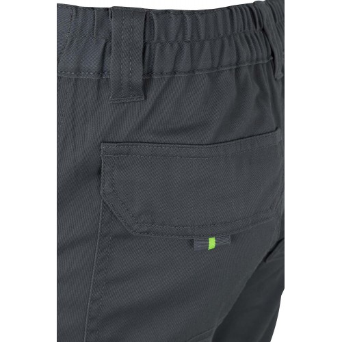 303002S.PANTALÓN STRETCH BICOLOR AV GRIS/AMARILLO FLÚOR 2XL