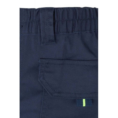 303002S.PANTALÓN STRETCH BICOLOR AV AZUL NAVY/AMARILLO FLÚOR 2XL