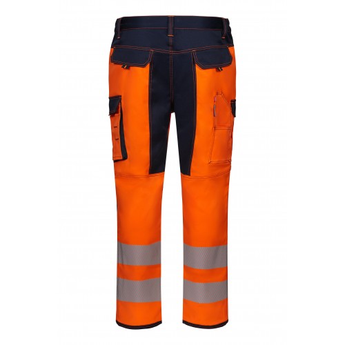 303010S.PANTALÓN STRETCH BICOLOR AV RS AZUL NAVY/NARANJA FLÚOR S