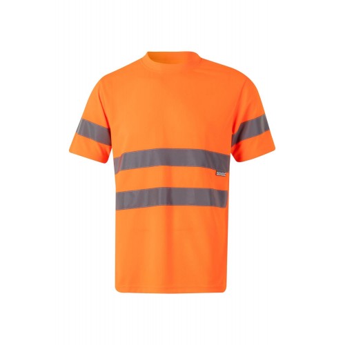 305505.CAMISETA TÉCNICA AV NARANJA FLÚOR S