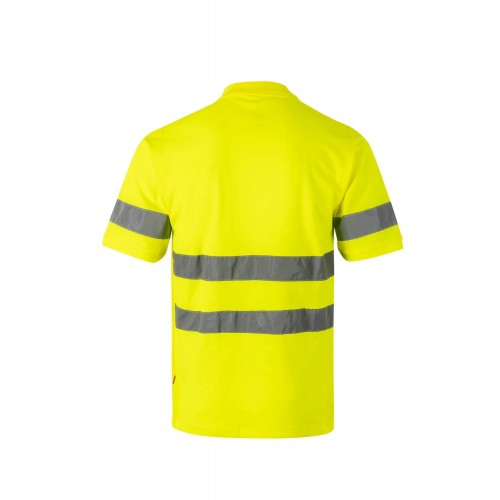 305512.POLO ALGODÓN MC AV AMARILLO FLÚOR 2XL