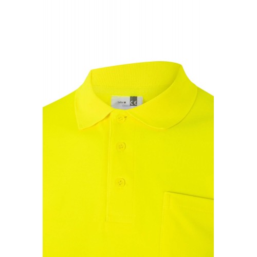 305512.POLO ALGODÓN MC AV AMARILLO FLÚOR 2XL