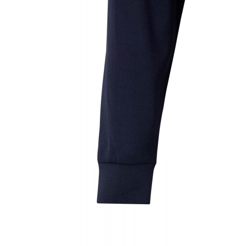 305515.POLO ALGODÓN BICOLOR ML AV AZUL NAVY/NARANJA FLÚOR 2XL
