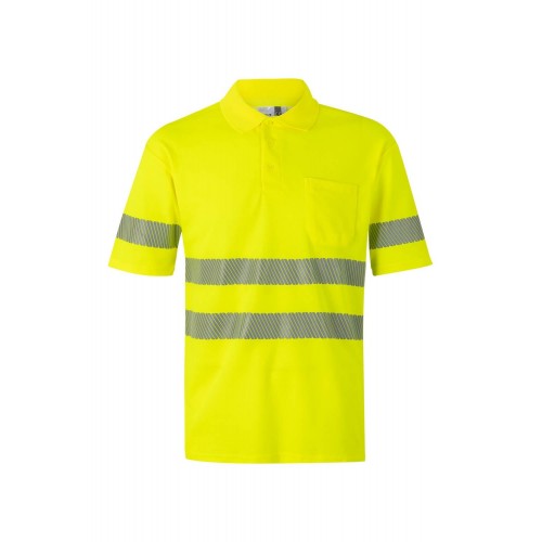 305522.POLO ALGODÓN MC RS AMARILLO FLÚOR 3XL