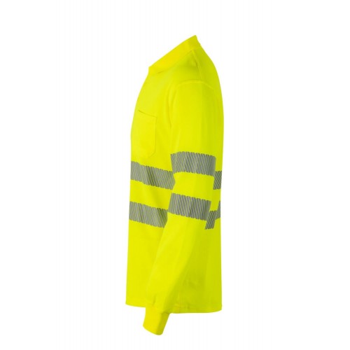 305524.POLO ALGODÓN ML RS AMARILLO FLÚOR 2XL