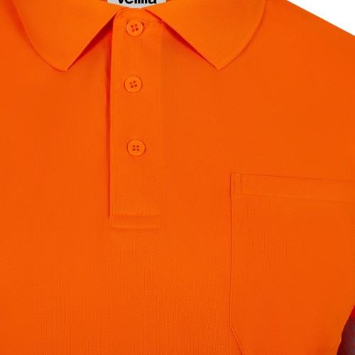305532.POLO GRS MC RS NARANJA FLÚOR S