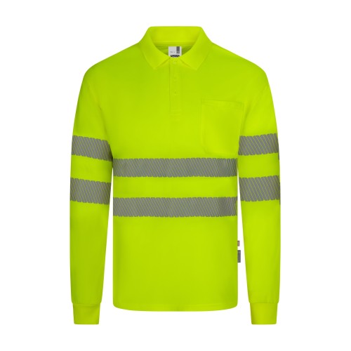 305534.POLO GRS ML RS AMARILLO FLÚOR S
