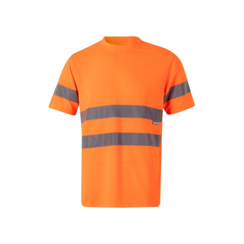 305602.CAMISETA TÉCNICA AV NARANJA FLÚOR S