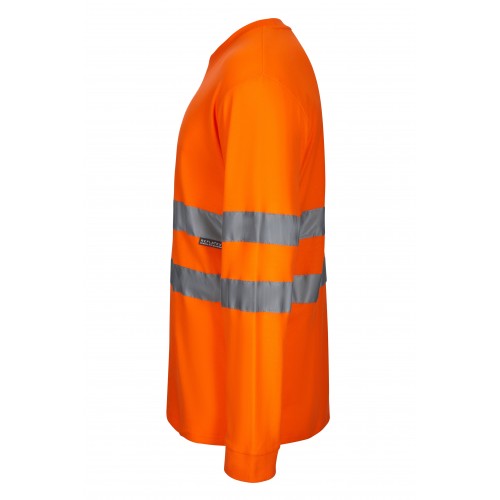 305614.CAMISETA ALGODÓN ML AV NARANJA FLÚOR S