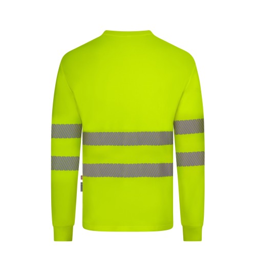 305618.CAMISETA ALGODÓN ML RS RCS AMARILLO FLÚOR S