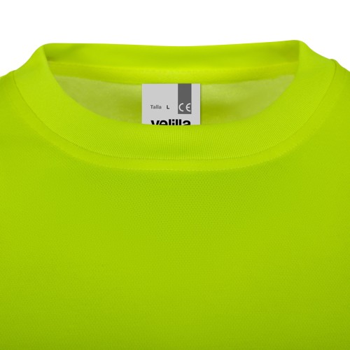 305618.CAMISETA ALGODÓN ML RS RCS AMARILLO FLÚOR S