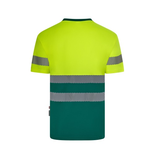 305633.CAMISETA GRS BICOLOR MC RS VERDE/AMARILLO FLÚOR S