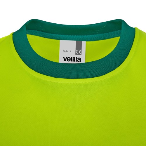 305633.CAMISETA GRS BICOLOR MC RS VERDE/AMARILLO FLÚOR S