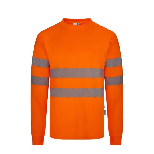 305634.CAMISETA GRS ML RS NARANJA FLÚOR S
