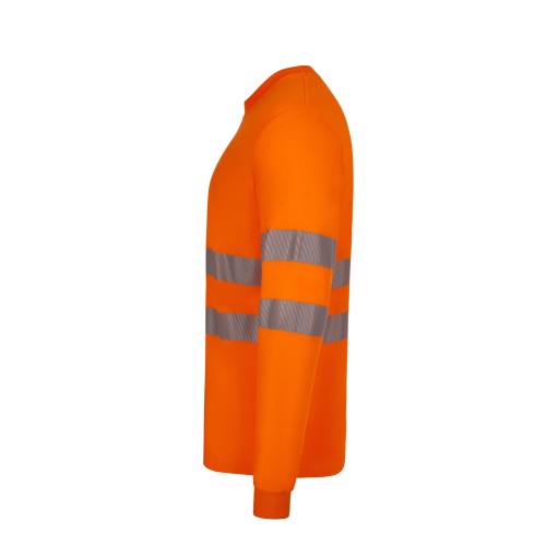 305634.CAMISETA GRS ML RS NARANJA FLÚOR S