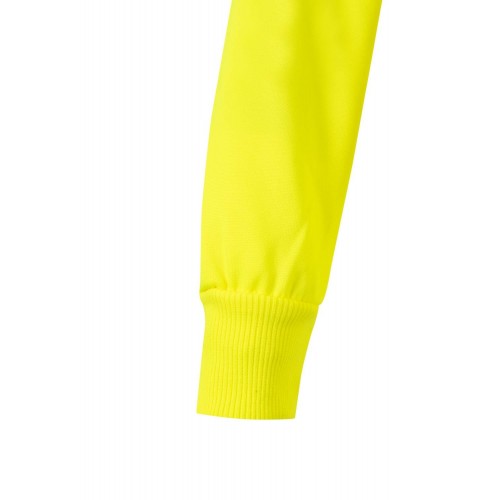 305702.SUDADERA CREMALLERA AV AMARILLO FLÚOR 2XL