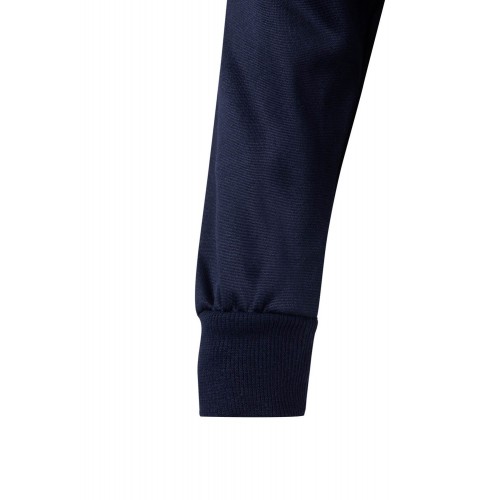 305703.SUDADERA BICOLOR CREMALLERA RS AZUL NAVY/AMARILLO FLÚOR 2XL
