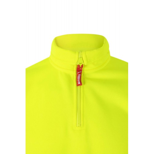305704.SUDADERA CREMALLERA RS AMARILLO FLÚOR 2XL
