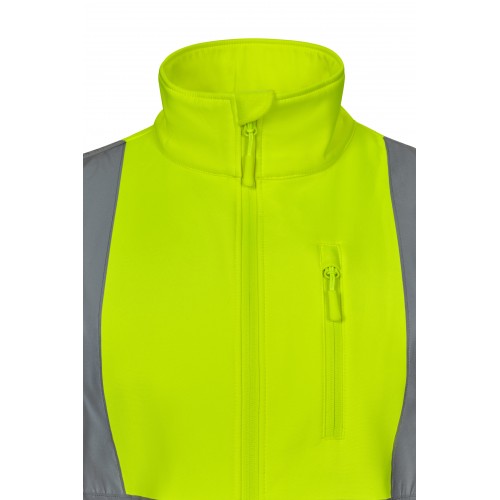 305905.CHALECO SOFT SHELL AV AMARILLO FLÚOR S