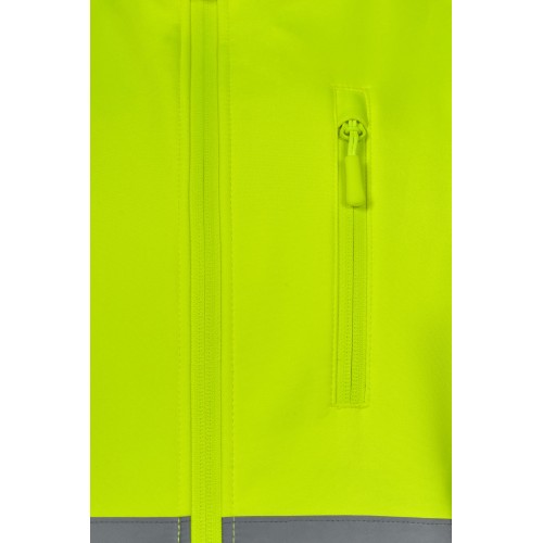 305905.CHALECO SOFT SHELL AV AMARILLO FLÚOR S
