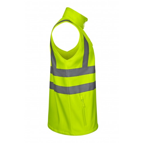 305905.CHALECO SOFT SHELL AV AMARILLO FLÚOR S
