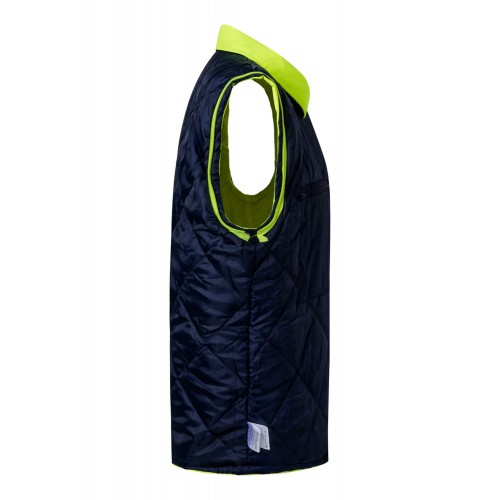 306003.PARKA 4EN1 BICOLOR AV AZUL MARINO/AMARILLO FLÚOR 2XL
