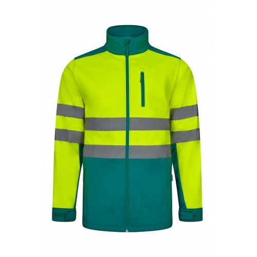 306006.SOFT SHELL BICOLOR AV VERDE/AMARILLO FLÚOR S