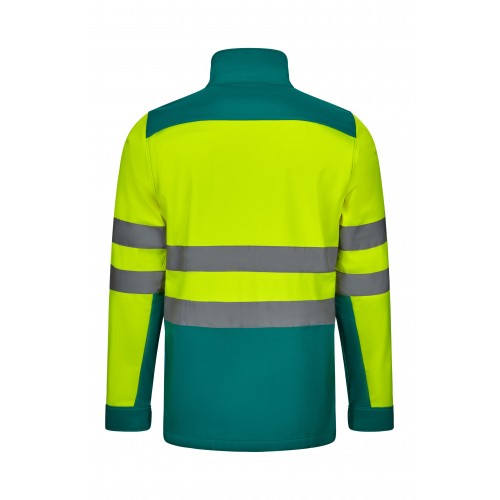 306006.SOFT SHELL BICOLOR AV VERDE/AMARILLO FLÚOR S