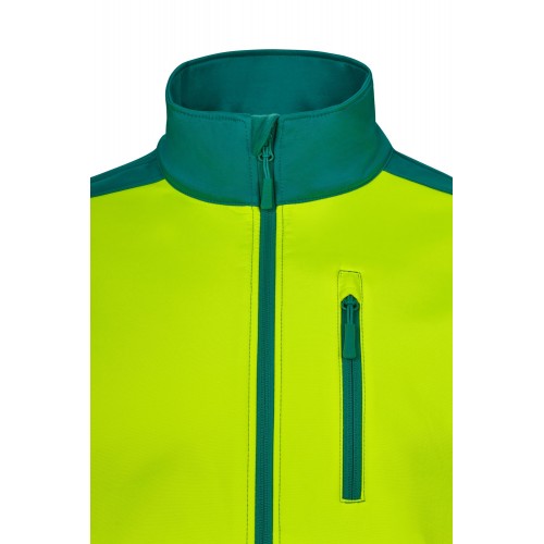306006.SOFT SHELL BICOLOR AV VERDE/AMARILLO FLÚOR S