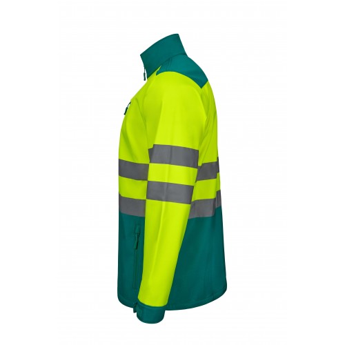 306006.SOFT SHELL BICOLOR AV VERDE/AMARILLO FLÚOR S