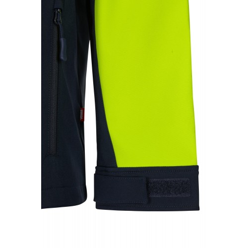 306006.SOFT SHELL BICOLOR AV AZUL NAVY/AMARILLO FLÚOR S