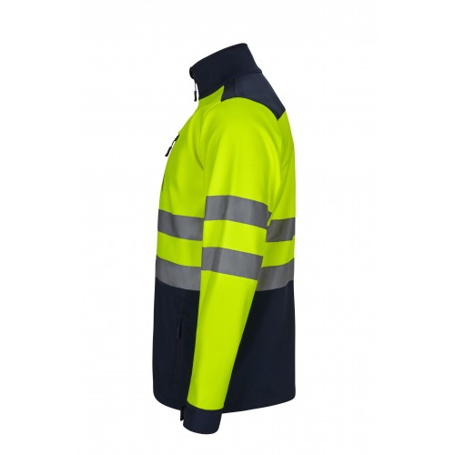 306006.SOFT SHELL BICOLOR AV AZUL NAVY/AMARILLO FLÚOR S