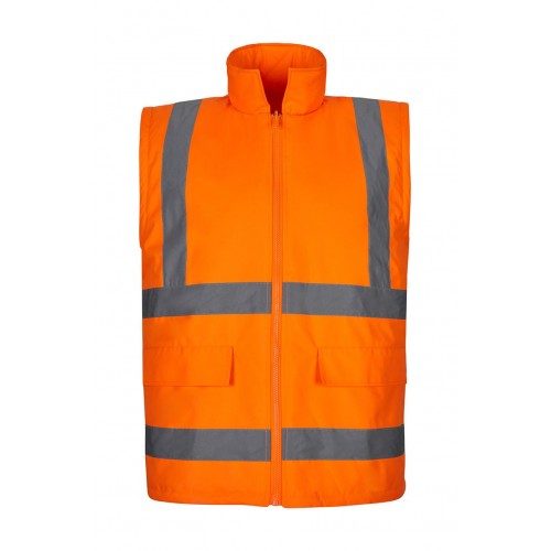 306007.PARKA 4EN1 AV NARANJA FLÚOR S