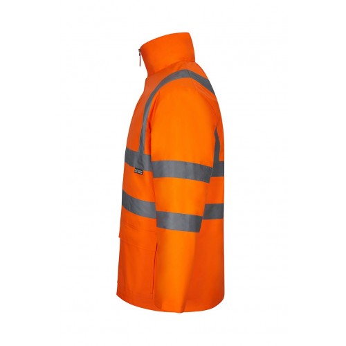 306007.PARKA 4EN1 AV NARANJA FLÚOR S