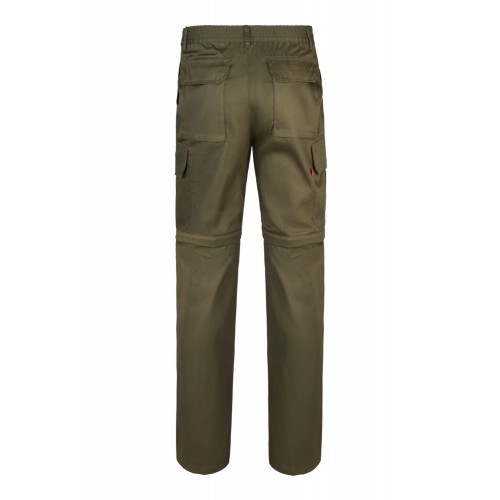 346.PANTALÓN DESMONTABLE VERDE CAZA 36