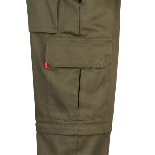 346.PANTALÓN DESMONTABLE VERDE CAZA 36