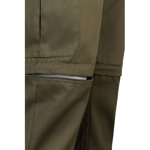 346.PANTALÓN DESMONTABLE VERDE CAZA 36