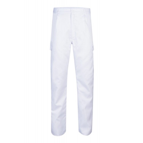 398.PANTALÓN ACOLCHADO BLANCO L