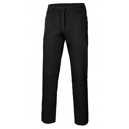 403006.PANTALÓN COCINA POPELÍN NEGRO XS