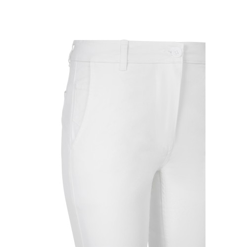 403012S.PANTALÓN CHINO STRETCH MUJER BLANCO 34