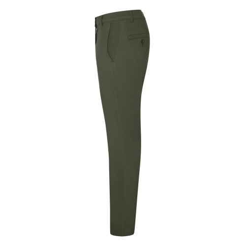 403012S.PANTALÓN CHINO STRETCH MUJER VERDE OLIVA 34
