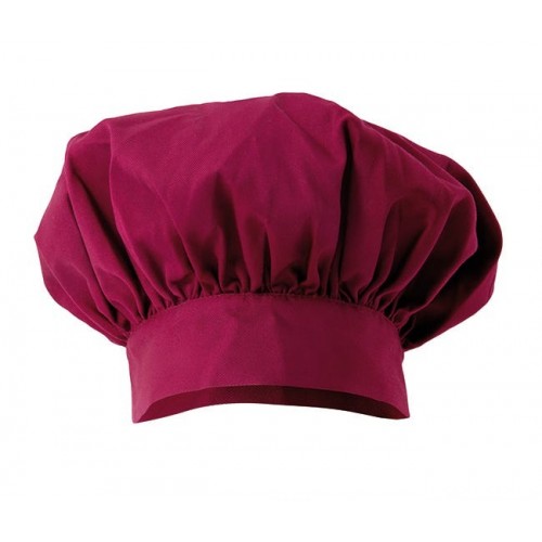 404001.GORRO COCINA FRANCÉS GRANATE U