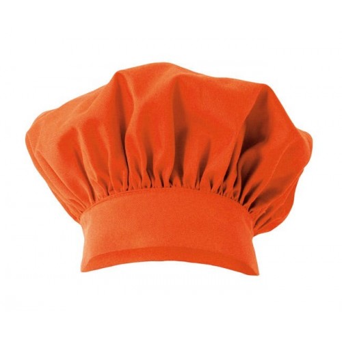 404001.GORRO COCINA FRANCÉS NARANJA FLÚOR U