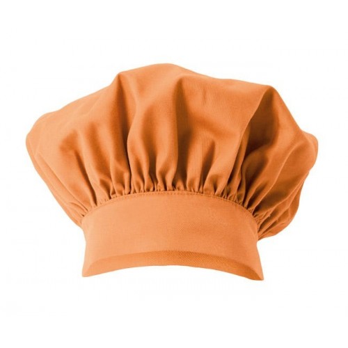 404001.GORRO COCINA FRANCÉS NARANJA CLARO U